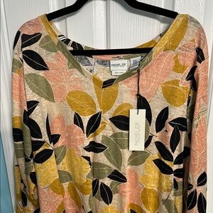 Rachel Zoe Multicolor Floral Blouse